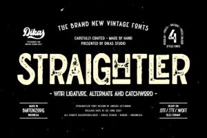 Straightler Font
