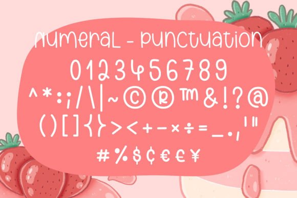 Strawberry Shortcake Font - Image 5