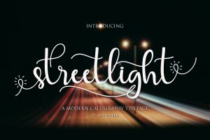 Alternative view of Streetlight Font
