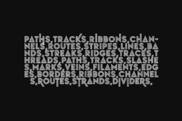 Stripes Font - Image 3