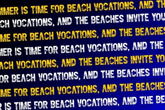 Summer Beach Font - Image 3