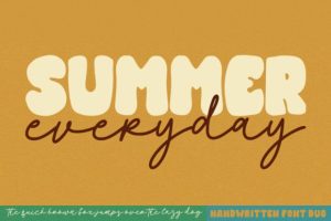 Summer Everyday Font