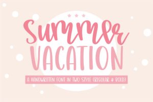 Summer Vacation Font