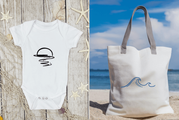 Summer Wave Line Art Font - Image 5