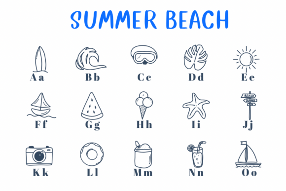 Summer Beach Font - Image 2