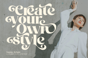 Alternative view of Sunday Delight Font