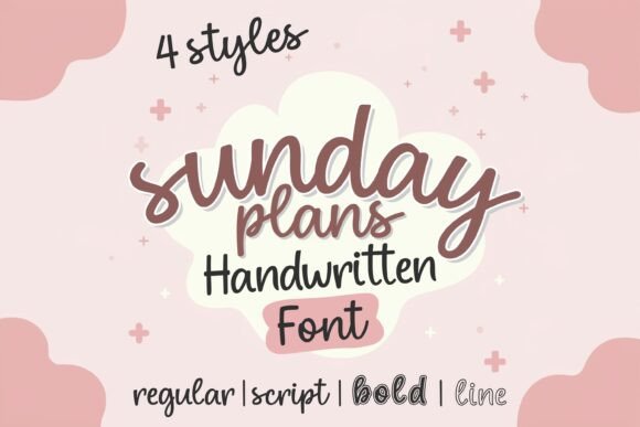 Sunday Plans Bundle Font