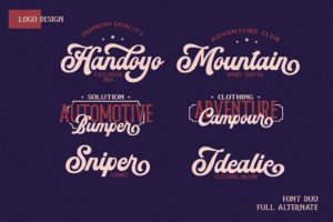 Alternative view of Sunday Sugar Script Font