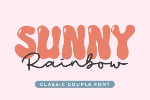 Sunny Rainbow Duo Font