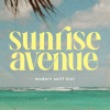 Sunrise Avenue Font