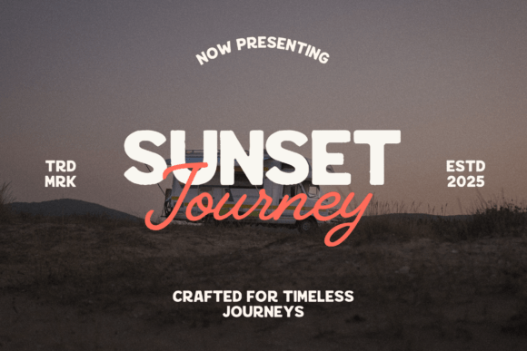 Sunset Journey Duo Font