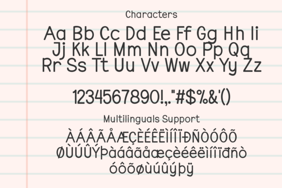 Sunshine Notes Font - Image 8