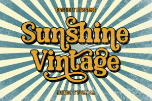 Sunshine Vintage Font