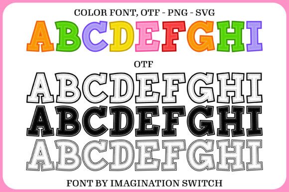 Super Stitch Font - Image 2