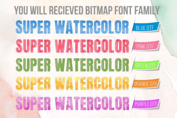 Super Watercolor Font - Image 6