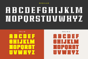 Alternative view of Supers Sports Font