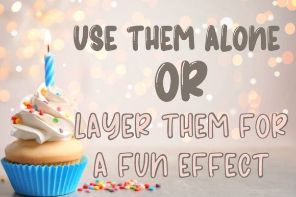 Surprise Party Trio Font - Image 8