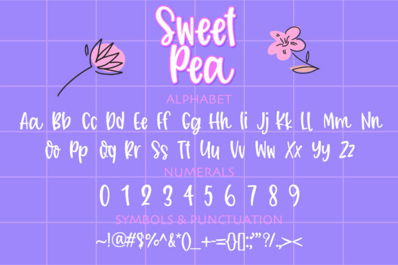 Sweet Pea Font - Image 2