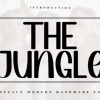The Jungle Font Font