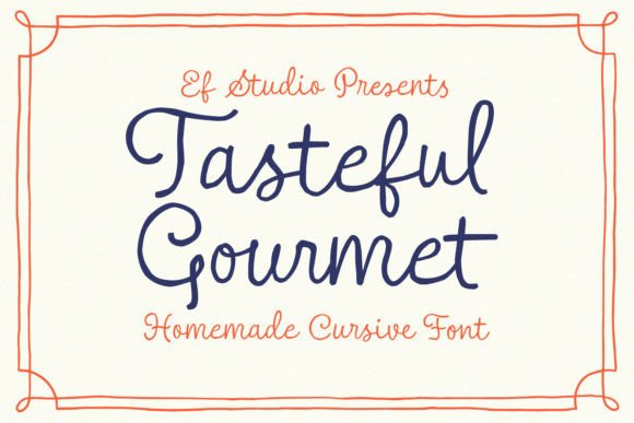 Tasteful Gourmet Font
