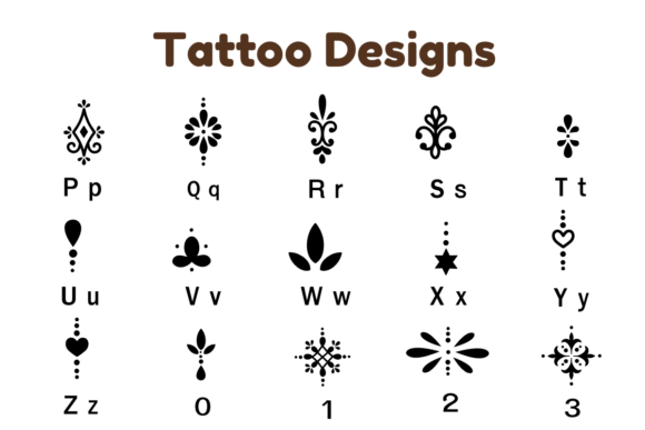 Tattoo Designs Font - Image 6