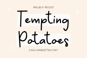 Tempting Potatoes Font