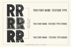 Alternative view of Texture Type Font