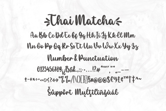 Thai Matcha Font - Image 9