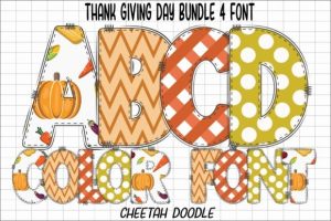 Thank Giving Day Font