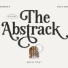 The Abstrack Font