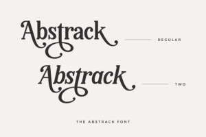 Alternative view of The Abstrack Font