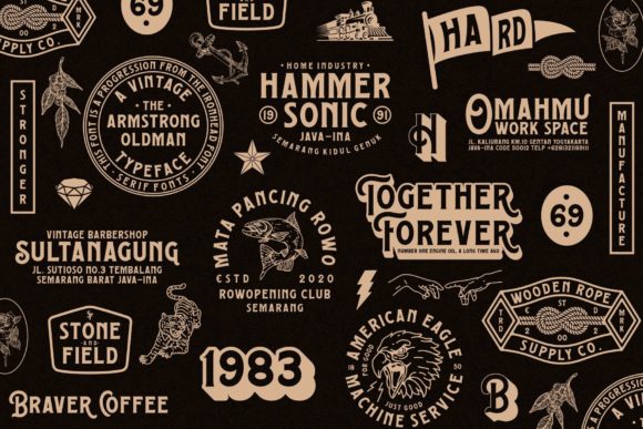 The Armstrong Oldman Font - Image 2