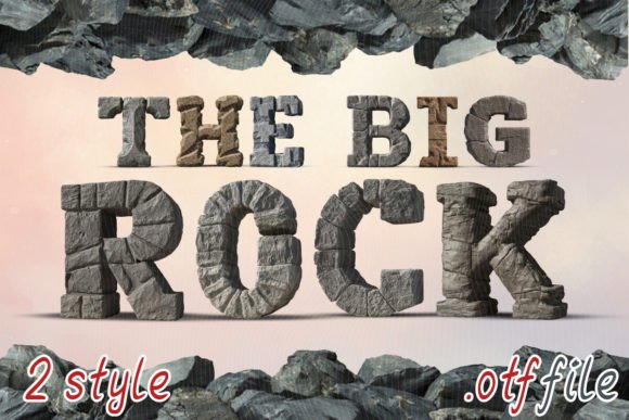The Big Rock Font
