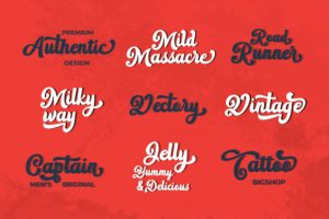 Alternative view of The Fraga Script Font