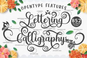 Alternative view of The Gardenia Duo Font