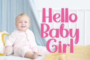 Alternative view of The Little Baby Font