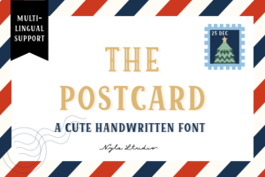 The Postcard Font