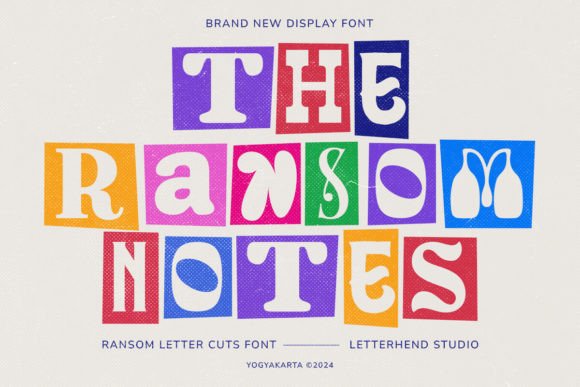 The Ransom Notes Font