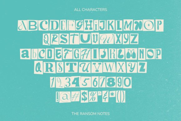 The Ransom Notes Font - Image 9
