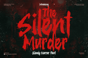 The Silent Murder Font