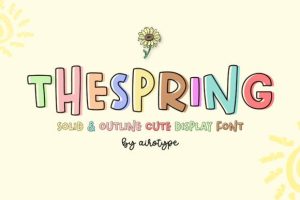 The Spring Font