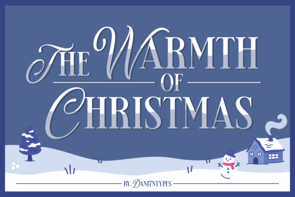 The Warmth of Christmas Font