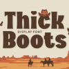 Thick Boots Font