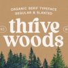 Thrive Wood Font