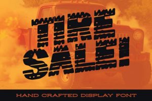 Tire Sale Font