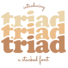 Triad Font