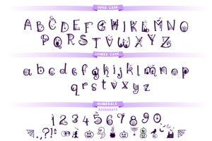 Alternative view of Trick or Treat Font
