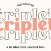 Triplet Font