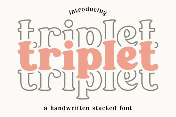Triplet Font
