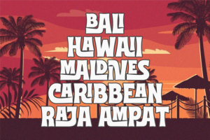 Alternative view of Tropical Culture Font
